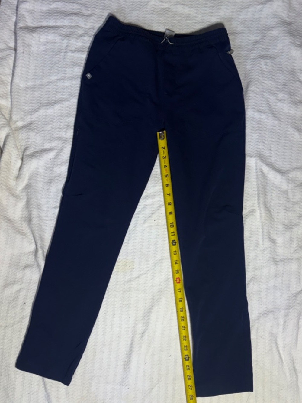 FIGS Technical Collection Women’s Navy Blue Scrub Pants XS Elastic Waist